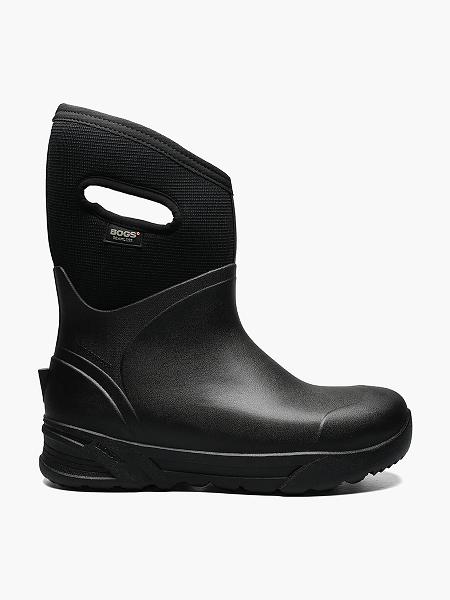 BOGS Boots Deutschland - Bozeman Mid Isolierte Wasserdichte Stiefel Herren Schwarz DE48923